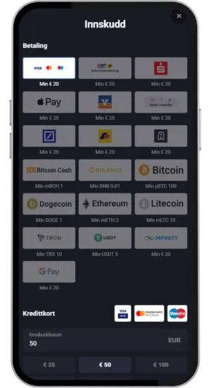 Sweet Bonanza How To - Indbetaling