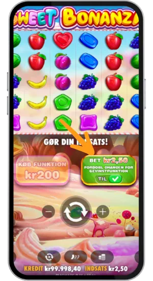 Sweet Bonanza How To - Kaskadefunktion