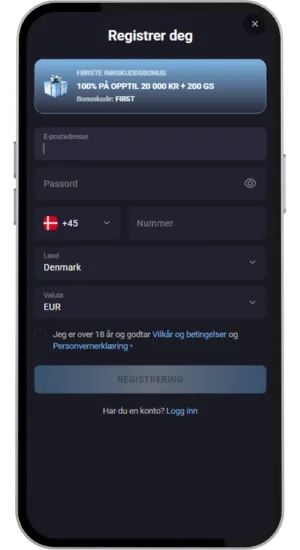 Sweet Bonanza How To - Registrer dig