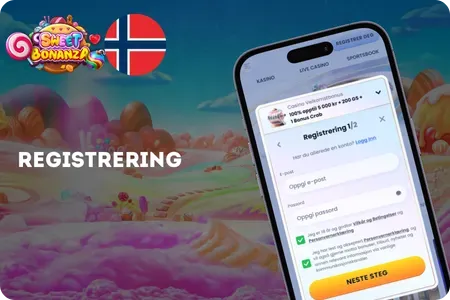 Sweet Bonanza - Registrering