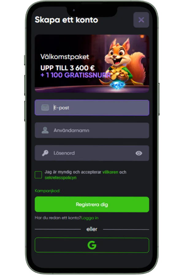 Sweet Bonanza How To - Registrera dig