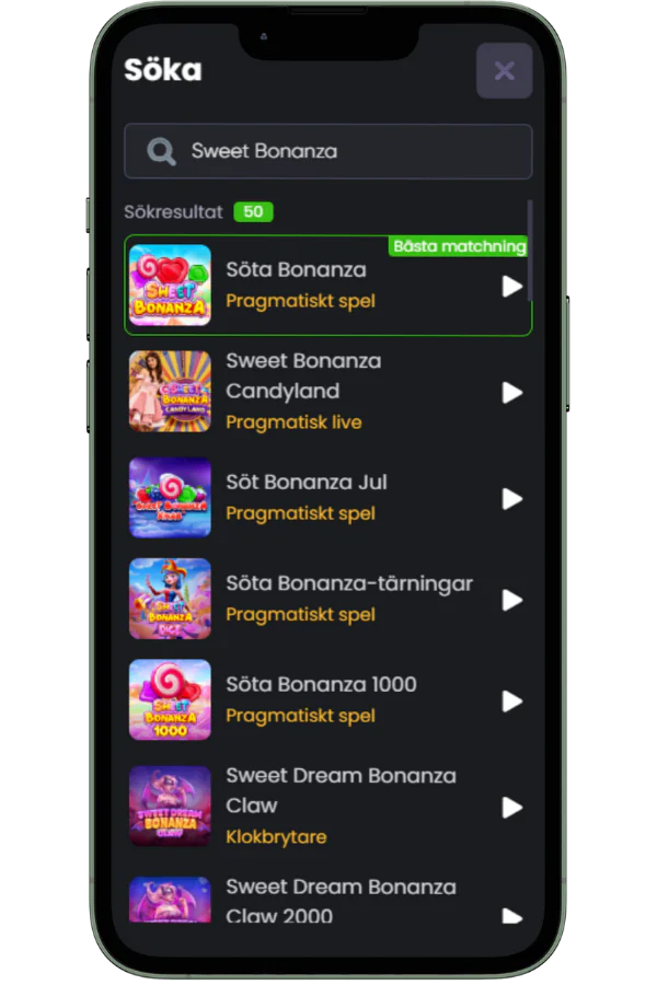 Sweet Bonanza How To - Search