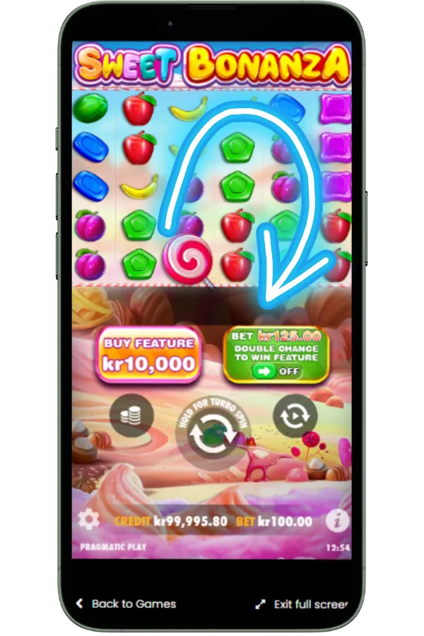 Sweet Bonanza How To - Kaskadfunktion